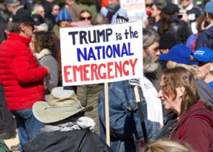 anti-trump banner