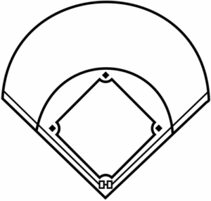 baseball field outline