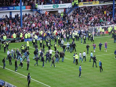 Crystal Palace Pitch Invasion