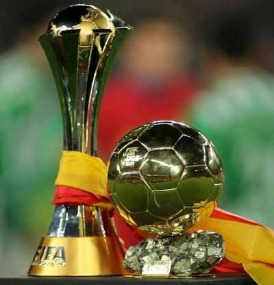 fifa club world cup trophy and ballon dor