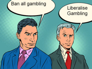 opposing view points about gambling reform