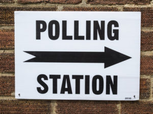 Polling Station Sign
