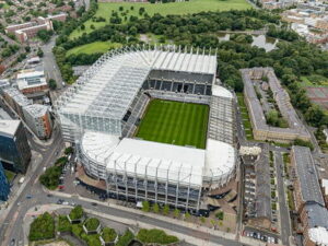 st james park newcaslte from above