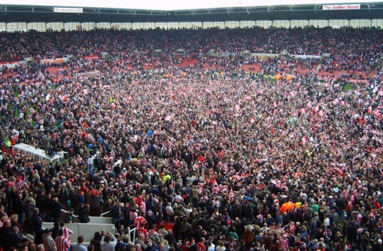 Stoke City Pitch Invasion